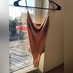 Women’s Beige bodysuit top